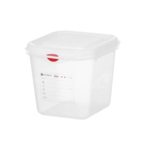 Bac GN 1/6 Transaprent en PP - 2,6 L