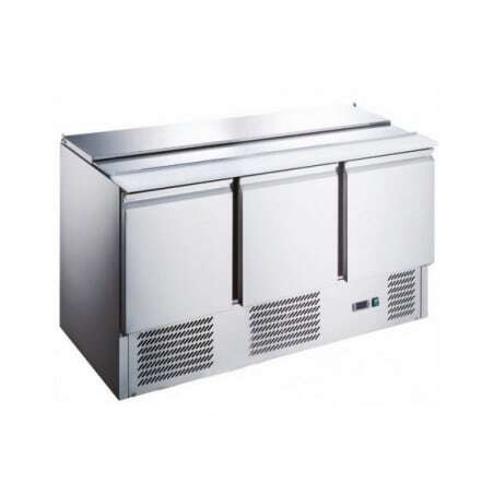 Saladette Compacte - 3 Portes avec Couvercle Coulissant FourniResto - 1 Saladette Compacte - 3 Portes avec Couvercle Coulissant FourniResto - 1