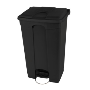 Poubelle à Pédale Noire - 90 L