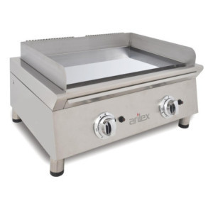 Plancha à Gaz Lisse Chrome Fry-Top 600 - 11000 W