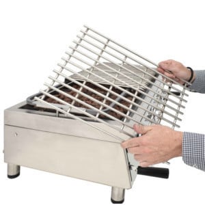 Grille Spéciale Poisson pour Grill Pierre de Lave à Gaz 600 - 294 x 509 mm
