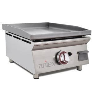 Plancha à Gaz Lisse Acier 6 mm - 40 cm