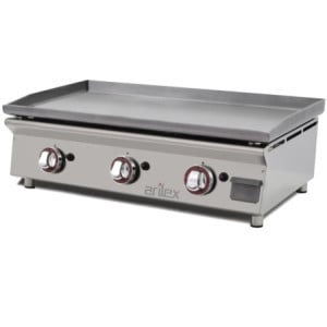 Plancha à Gaz Lisse Acier 6 mm - 80 cm