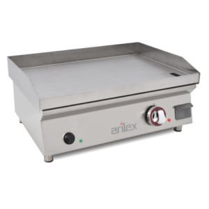 Plancha Electrique Lisse Acier 15 mm - 60 cm