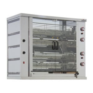 Rôtissoire à Gaz Rotative - 48 Poulets