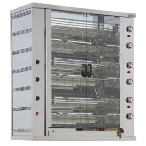 Rôtissoire à Gaz Rotative - 72 Poulets