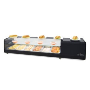 Vitrine Réfrigérée à Tapas Vision Doble - 8 Bacs GN 1/3