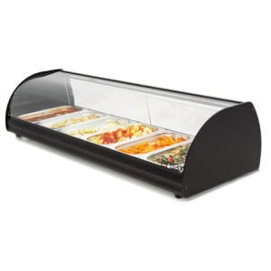 Vitrine Chaude - 6 Bacs GN 1/3