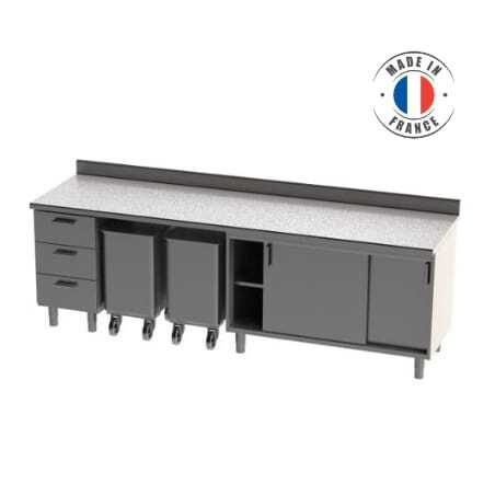 Meubles Bas Composés - Longueur 2700 mm SOFINOR - 1 Meubles Bas Composés - Longueur 2700 mm SOFINOR - 1