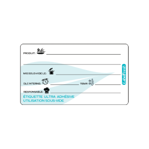 Étiquettes Sous-Vide Ultra - 45 x 80 mm - Lot de 300