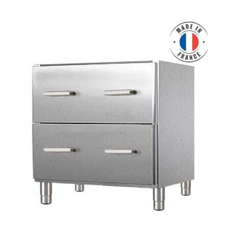 Meuble Bas Sans Dessus - 2 Grands Tiroirs - Sur pieds ou à roulettes SOFINOR - 1 Meuble Bas Sans Dessus - 2 Grands Tiroirs - Sur pieds ou à roulettes SOFINOR - 1