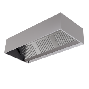 Hotte Cubique Profondeur 900 avec Led et Sans Moteur - Longueur 2000