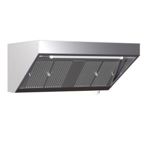 Hotte Snack Profondeur 900 avec Led et Sans Moteur - Longueur 2400