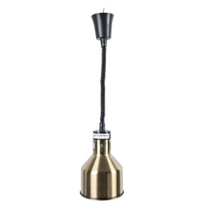 Lampe Chauffante Dorée avec Ampoule - Reconditionnée