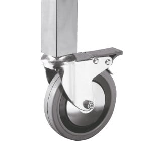 Lot 4 roulettes pour Table Inox - Reconditionné