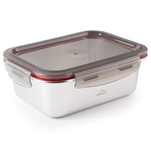 Boîte Inox avec Couvercle PP Rectangulaire Ecoinox Pro - 800 ml
