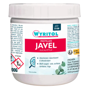 Pastilles Javel Effervescentes Eucalyptus Parfum - Lot de 150 Pastilles