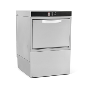 Lave-Verre Professionnel avec Pompe de Vidange - Doseur de Liquide de Rinçage et Détergent - 40 x 40 cm - Reconditionné
