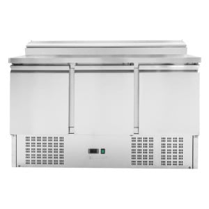 Saladette Compacte - 3 Portes à Toit Ouvrant - 8 Bacs GN 1/6 - Reconditionné