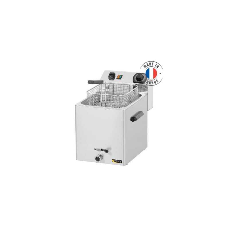 Friteuse Electrique 10 litres avec Robinet de Vidange - 5 kW - Combisteel  Pas Cher