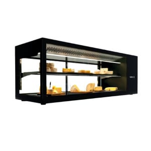 Vitrine Réfrigérée à Poser avec 1 Étagère - LOGIC Plus Compacta - Cuve Plate - 1320 mm