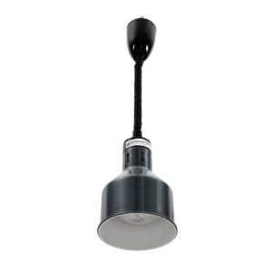 Lampe Chauffante Noire avec Ampoule