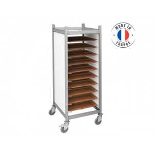 Chariot De Service 24 Plateaux 530x370 mm - 12 Niveaux SOFINOR - 1