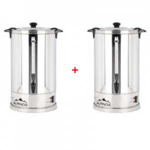 Pack de 2 Percolateurs Professionnels à Café 8 L avec filtre permanent pour 60 tasses - AROMA Alpinox - 1