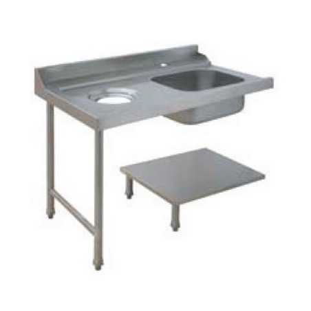 Table de Prélavage pour Lave-Vaisselle À Capot FourniResto - 1