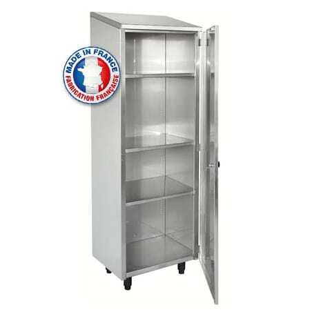 Armoire Rangement Modulable Inox 2 Portes Battantes - Longueur 1000 mm SOFINOR - 1 Armoire Rangement Modulable Inox 2 Portes Battantes - Longueur 1000 mm SOFINOR - 1