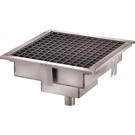 Caniveau de Sol en Inox 40 X 40 cm L2G - 1