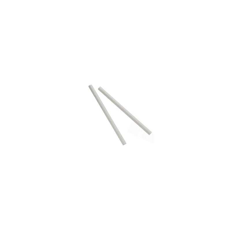 Pailles en carton blanc 200x6 mm par 500 - Furodet Emballages