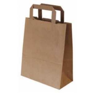 Sac Cabas en Kraft - 26 x 14 x 33 - Lot de 250 FourniResto - 1