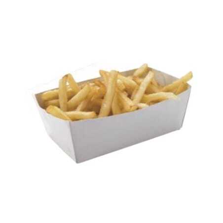 Lot de 250 Barquettes Carton Blanc - L 120 x P 70 mm - Eco Responsables FourniResto - 1 Lot de 250 Barquettes Carton Blanc - L 120 x P 70 mm - Eco Responsables FourniResto - 1