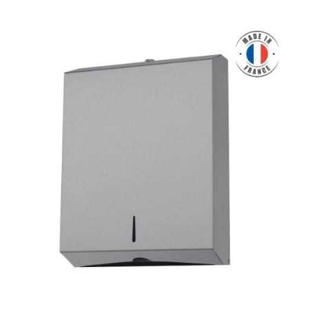 Distributeur Inox d'Essuie Mains Papier Pliés SOFINOR - 1