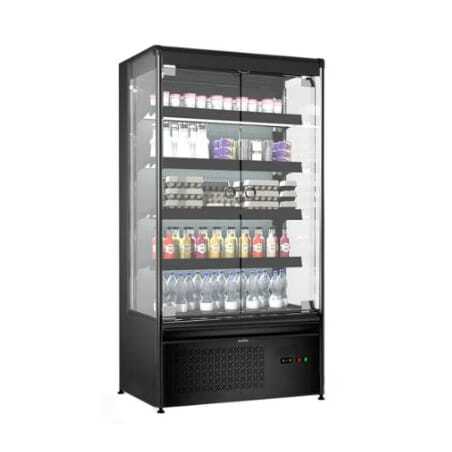 Vitrine Réfrigérée Murale 4 Étagères - 420 L FourniResto - 1 Vitrine Réfrigérée Murale 4 Étagères - 420 L FourniResto - 1