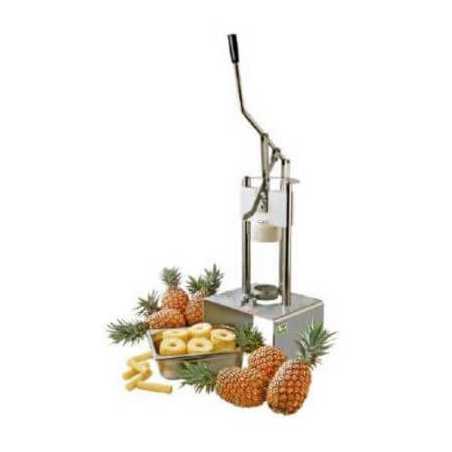 Coupe-ananas en acier inoxydable argent PROFESSIONAL