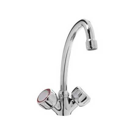 Mitigeur avec Robinet en U et Manette Ronde FourniResto - 1 Mitigeur avec Robinet en U et Manette Ronde FourniResto - 1