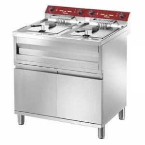 Friteuse Professionnelle Haut Rendement - 2 x 12 L Electrique FourniResto - 1