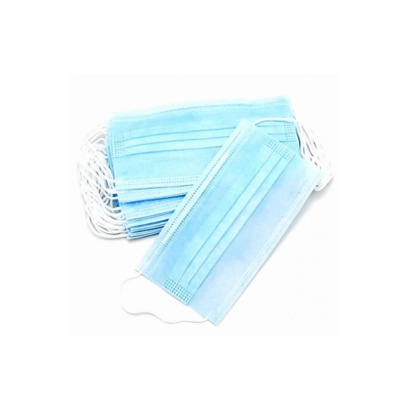 Masques De Protection Chirurgicaux Jetables - Lot de 50 FourniResto - 1 Masques De Protection Chirurgicaux Jetables - Lot de 50 FourniResto - 1