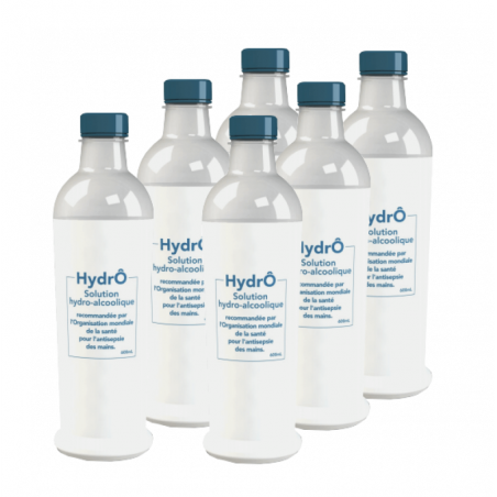 Solution Hydro-Alcoolique en Bouteille - Lot de 6 x 600 ml FourniResto - 1 Solution Hydro-Alcoolique en Bouteille - Lot de 6 x 600 ml FourniResto - 1
