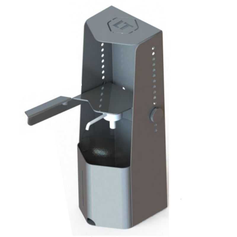 Flacon à pompe pour solution hydroalcoolique - Direct Signalétique