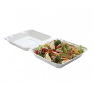 Lunch Box Bagasse 1 Compartiment - Lot de 50 FourniResto - 1