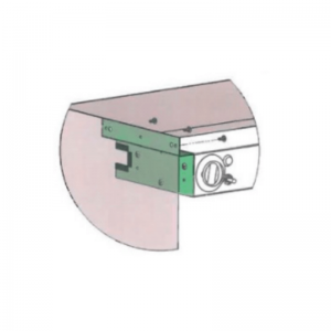 Fixation Latérale pour rampes chauffantes Sofraca - 1