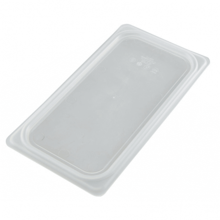 Couvercle pour bacs gastronomes GN 1/9 en polypropylène translucide - Lot de 6 Cambro - 1 Couvercle pour bacs gastronomes GN 1/9 en polypropylène translucide - Lot de 6 Cambro - 1