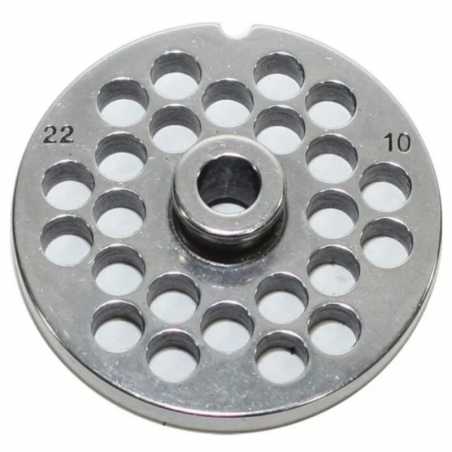 GRILLE 10 mm pour Hachoir N°22 REBER - 1 GRILLE 10 mm pour Hachoir N°22 REBER - 1