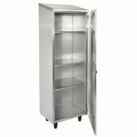 Armoire Inox Haute 1 Porte Battante - Largeur 475 mm SOFINOR - 1