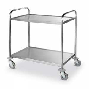 Chariot Inox 2 Plateaux - 2 x 50 Kg HENDI - 1