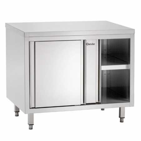 Meuble Neutre avec Portes Coulissantes & Etagère Bartscher - 1 Meuble Neutre avec Portes Coulissantes & Etagère Bartscher - 1