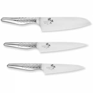 Set de 3 Couteaux Shoso - Office Universel et Santoku KAI - 2